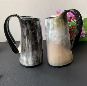 Taza de Cerveza de Cuerno de Búfalo de Lujo, Auténtica y Personalizada, a los Mejores Precios - Product Image 1