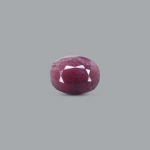 พลอยทับทิมอินเดียทรงรี 9.95 กะรัต สำหรับเครื่องประดับชั้นดี - Product Image 1