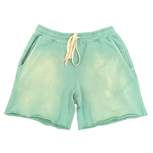 กางเกงขาสั้นย้อมสีแบบแอซิดวอช 450GSM ผ้าเฟรนช์เทอร์รี่เนื้อหนักแบบ Reverse Loopback ผิวสัมผัสพิเศษ ผู้ผลิตขายส่ง - Product Image 6