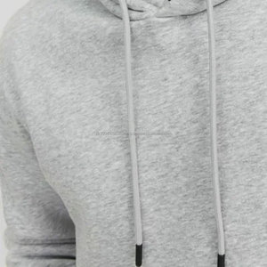 Service OEM, sweats à capuche surdimensionnés 100% coton pour hommes et sweats à capuche en molleton épais à épaules tombantes, teinture unie pour hommes - Product Image 2