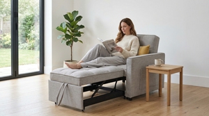 Hot Selling Fabric <strong>Single</strong> Seat <strong>Pull</strong> <strong>Out</strong> <strong>Sofa</strong> <strong>Bed</strong> - Product Image 5