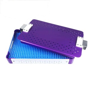 Boîte à instruments pour autoclave, conteneur de stérilisation en aluminium anodisé de haute qualité, plateau d'insertion en silicone - Product Image 4