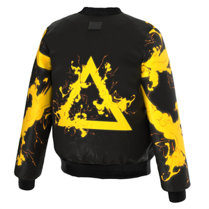 <b>Men</b> Bomber <b>Flight</b> <b>Jacket</b> Lightweight Casual Streetwear Outerwear Custom Logo Wholesale Supplier - Product Image 6
