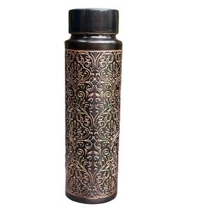 Bouteille d'eau en métal imprimée multicolore, écologique, réutilisable, pour les voyages et le bureau - Product Image 1