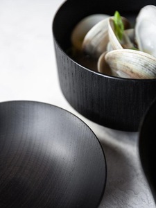 Bol de service élégant en bois massif, fait main, pour salade, fruits, collations, vaisselle de cuisine rustique, pour la maison et les restaurants - Product Image 4