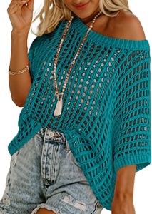 Classic vintage fashion Comfortable Relaxed Knitted Short-sleeved Polyester T-shirt Skirt Casual <b>Top</b> - Product Image 4