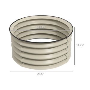 Galvanized Garden Bed Flower Pots & Planters for Outdoor Decor - Product Image 5