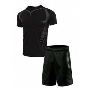 Ensemble Rash Guard Homme Bordeaux à Manches Courtes en Néoprène – Écologique, Respirant, Séchage Rapide – Kit d'Entraînement de Natation et Sport Adulte - Product Image 5