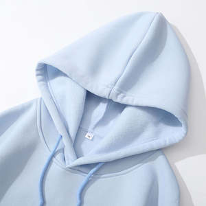 Alta calidad personalizada señoras invierno pulóver Sudadera con capucha calidad OEM polar Terry tela otoño impreso señoras Casual al por mayor - Product Image 4