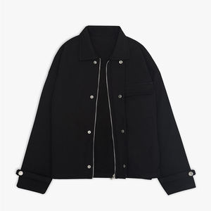 OEM Custom Nylon Coaches <b>Jacket</b> Men's <b>Lightweight</b> Waterproof Windbreaker Turn Collar Mesh Lined Streetwear Wholesale Zipper - Product Image 1