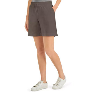 Pantalones Cortos Deportivos de Moda para Mujer, Precio al por Mayor, Personalizados, Transpirables, 100% Algodón, Cintura Casual, Ajuste Cómodo - Product Image 1