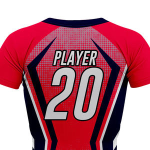 Uniforme de Béisbol y Sóftbol Unisex con Cuello Redondo, Transpirable, con Estampado por Transferencia de Calor, 100% Poliéster, Corto, Antibacteriano, Tallas Grandes - Product Image 4