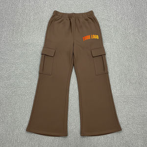 Pantalones Deportivos para Mujer, Nueva Colección, Mezcla de Poliéster/Algodón, Logotipo Personalizado Serigrafiado, Color Sólido, Estilo Holgado, Invierno - Product Image 4