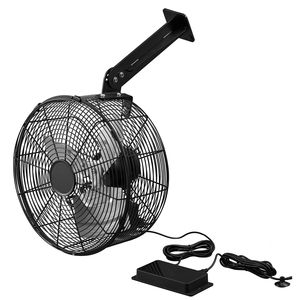 Ventilatore a parete da 1800 CFM con 10 velocità e 3 modalità, controllo LCD, per uso in serra - Product Image 1