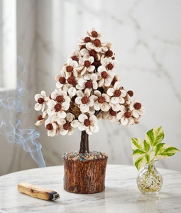 <b>Crystal</b> Bead <b>Tree</b> Spiritual Decor Vastu Healing <b>Tree</b> 300 Beads Standing Ornament for Wedding Christmas Home Gift - Product Image 1