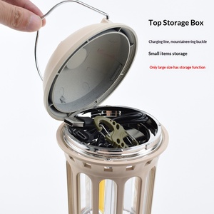 2025 Hangzhou USB Rechargeable LED Emergency Lantern Garden Use Lightweight Portable Camping <b>Fishing</b> Crank Hand Cranking System - Product Image 3