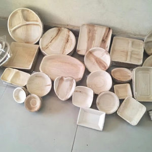 Areca Palm Leaf Plates Bulk - Eco-Friendly <b>Disposable</b> <b>Tableware</b> Export Quality - Product Image 1