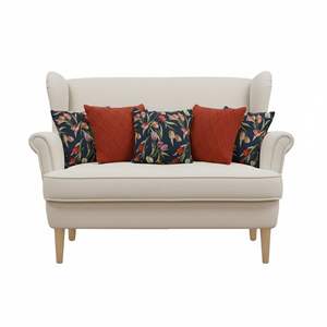 Soga ปลอกหมอนลายดอกไม้ดอกไม้ประดับเพชรสีแดงคลาสสิกสำหรับตกแต่งบ้าน5ชิ้น - Product Image 1