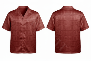 Chemise boutonnée à manches courtes avec imprimé crocodile personnalisé, mode décontractée, respirante, élégante, streetwear, vêtements de plage, chemises habillées - Product Image 4