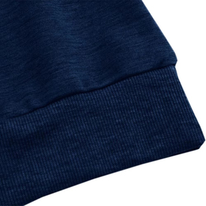 Women's Eco-Friendly Breathable 100% Cotton <b>Shoulder</b> Sweatshirts <b>Long</b> <b>Sleeve</b> Slouchy Casual Pullover Machine Embroidery Front - Product Image 4