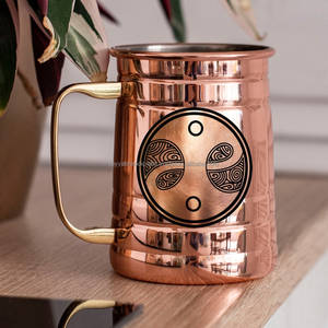 Tasse en cuivre pur de qualité supérieure Style moderne Boissons Matériau en acier inoxydable Faible - Product Image 4