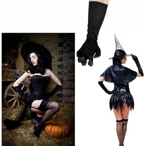 Costume di Halloween gatto donna artiglio guanti unghie lunghe nero festa oggetti di scena Cosplay Costume con 1 paio di artigli di lupo - Product Image 5