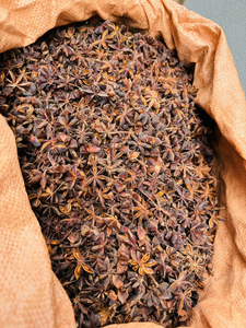 Anis étoilé entier séché du Vietnam de qualité export, sac de 5 lb en vrac pour le thé et les épices - Product Image 1