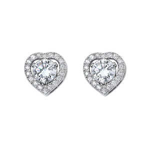 luxury 925 sterling <b>silver</b> high carbon diamond stud <b>earrings</b> women fine jewelry for engagement wedding party anniversary gift - Product Image 1