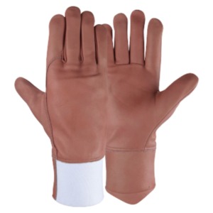 Gants de conduite en cuir de mouton imperméables style mode pour hommes et femmes, en peau de daim camel, pour l'extérieur - Product Image 5