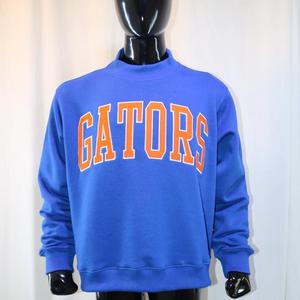Sudadera GATORS con cuello simulado, 450 GSM, nombre personalizado, bordado en aplique, corte holgado, 100% algodón, felpa francesa. - Product Image 2