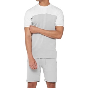 Conjunto Casual Transpirable de Dos Piezas para Verano, Estampado Holgado, Camisetas de Algodón Extra Grandes para Hombre, Comodidad Diaria 2026 - Product Image 1