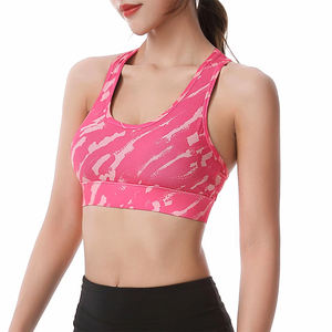 Sujetador Deportivo Ligero y Transpirable para Mujer con Logotipo Frontal, Servicio OEM, para Fitness, Yoga, Entrenamiento, Sublimación - Product Image 4