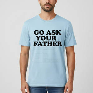 T-shirt classique pour la fête des pères pour hommes, avec coupe ajustable, tissu doux et style décontracté - Product Image 2