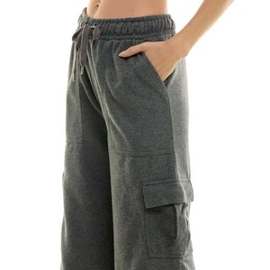 Custom Logo <b>Women's</b> Wide Leg Sweatpants High Waist Loose Fit Joggers <b>Lounge</b> Warmth Pants Activewear Casual <b>Women</b> Jogger Pant - Product Image 5