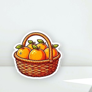 Plateau à cils magnétique carré en acrylique, motif 'Panier d'amour' avec pommes rouges, feuilles vertes et fleurs, outil de beauté à marque privée - Product Image 5