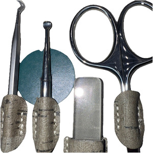 Kit de toilettage haut de gamme avec accessoires professionnels de manucure et pédicure et étui de rangement, kit de manucure et pédicure en acier inoxydable - Product Image 2