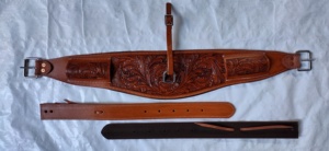 Sangle de Selle Western pour Cheval en Cuir Personnalisable OEM/ODM Disponible Vente Chaude en Gros - Product Image 3