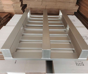 Paleta Multifuncional Reforzada de Aluminio para Montacargas de Una Sola Cara, Resistente, Ecológica, No Plegable, para Almacenes Frigoríficos - Product Image 3