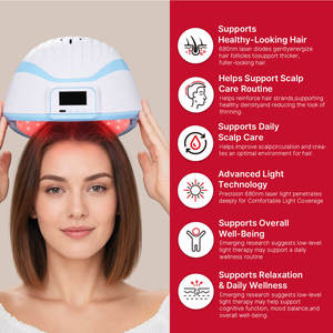 Redfy - Lámpara Médica Portátil para el Tratamiento del Bienestar del Cuero Cabelludo, Dispositivo de Terapia de Luz Roja de 680 Nm con Infrarrojos Cercanos para el Cabello y la Cabeza - Product Image 4
