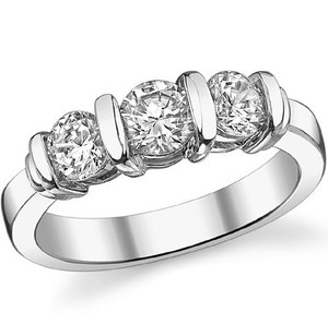 Moissanite 14k Gold Plated Sterling <b>Silver</b> <b>Solitaire</b> Engagement <b>Ring</b> for Her Luxury Bridal Promise Wedding Jewelry - Product Image 3