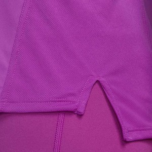 Camiseta sin Mangas para Mujer, Largo Regular, Color Morado, Cuello Redondo, Color Sólido, Secado Rápido, Deportiva, Tejida, 100% Poliéster - Product Image 6