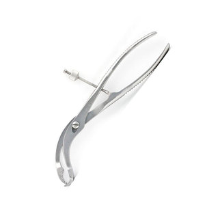 Pinza Quirúrgica Ortopédica de Primera Calidad, 14 cm, Verbrugge, para Sujetar Huesos, con Rosca Fija, de Acero Inoxidable - Product Image 3