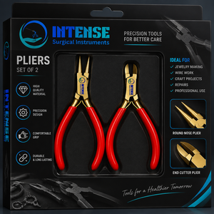 Pinces pour la fabrication de bijoux, pinces à bec rond, pinces coupantes, outils de bijouterie, pinces à couper les fils, outil de pliage de fils, outil de réparation de bijoux - Product Image 3