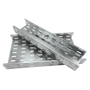 Bandeja Portacables de Acero Galvanizado por Inmersión en Caliente, Ancho 150mm, Sistema de Soporte Sólido, para Construcción, con Capacidad para 60 Unidades - Product Image 1