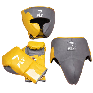 Ensemble d'entraînement et de sparring en cuir Pro sur mesure, neuf, super confortable, pour le kickboxing, dernier modèle, ensemble de boxe Fly - Product Image 3