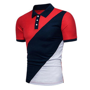 Camisetas de golf de poliéster sublimables, camisetas lisas, impresión de logotipo personalizado en camisetas tipo polo, camisetas tipo polo de talla grande para hombre. - Product Image 2