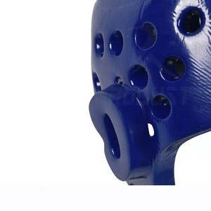 Protectores de Cabeza para Taekwondo, Material de Cuero Vacuno, Colores y Tallas Personalizables, Transpirables, Cómodos, Ecológicos, Cobertura Total de la Cabeza - Product Image 6