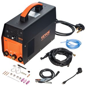 Soldador de arco digital de 210 amperios TIG 3 1 110/220V inversor IGBT de doble voltaje antorcha HF TIG/Stick/Clean USB con máquina de soldar - Product Image 1