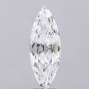 Diamante marquesa de corte antiguo cultivado en laboratorio |   3.05CT F VVS2 Certificado por IGI, Corte alargado - Product Image 3