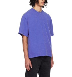 Streetwear Custom <b>Shirts</b> With Logo Coton <b>White</b> Plain Units Heavyweight Gym Oversized <b>Men</b> Man Oversize Crop T <b>Shirt</b> 2026 - Product Image 2